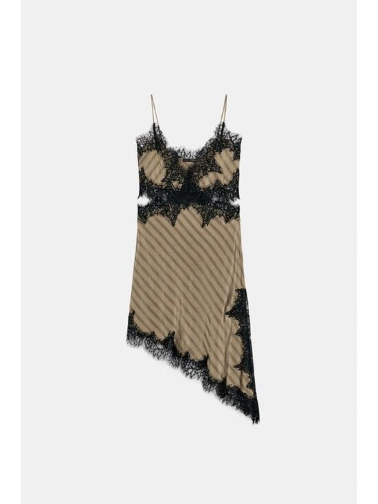 Zara Dresses & Skirts - ZARA ZW COLLECTION CUT-OUT SLIP DRESS